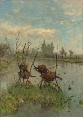 Paul Joseph Constantin Gabriël - Ducks’ Nests, c. 1890 ... 