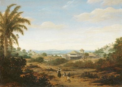 Frans Jansz Post - Landscape on the Rio Senhor de Engen ... 