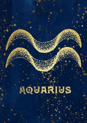Aquarius birthdates January 20 to February 18 Antique V ... 