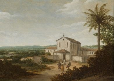 Frans Jansz Post - Church Building in Brazil, 1675 - 16 ... 