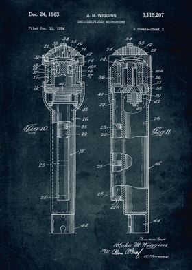 No038 - 1954 - Unidirectional microphone - Inventor Alp ... 