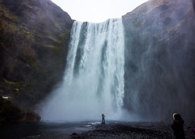 Skogasfoss Waterfall in south Iceland