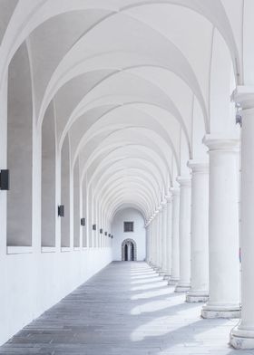 Long hallway in Dresden