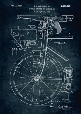 No050 - 1951 - Bicycle attached toy machine gun - Inven ... 