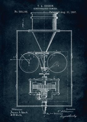 No064 - 1897 - Kinetographic Camera - Inventor Tomas A. ... 