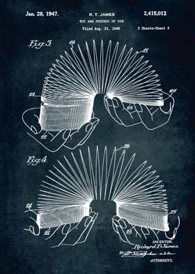 No082 - 1946 - Toy and process of use - Inventor R. T.  ... 