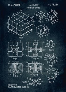 No086 - 1983 - Rubik's cube - Inventor Martin James Sug ... 