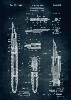 No081 - 1956 - Writing instrument - Inventors Julius M  ... 