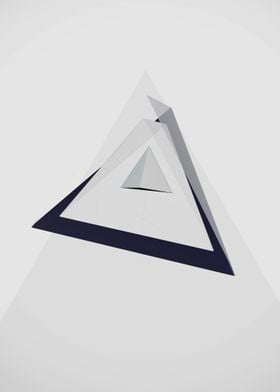 Geometric Pyramid Graphic 