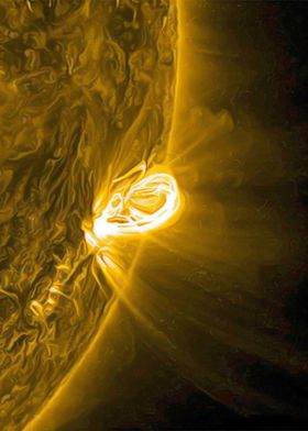 Solar Magnetic Field Arches