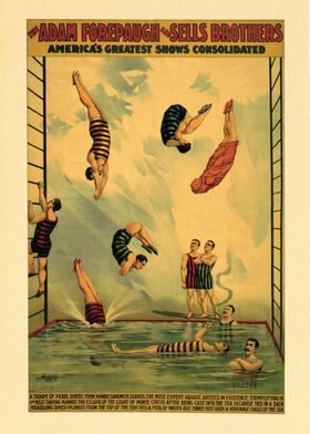 Vintage Circus Poster 