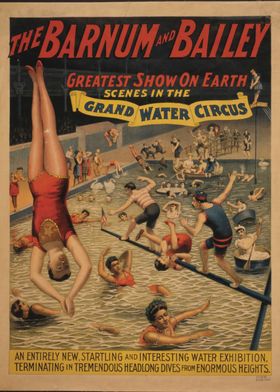 Vintage Circus Poster 