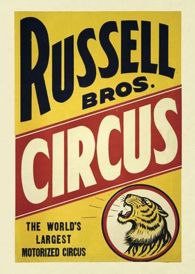 Vintage Circus Poster 