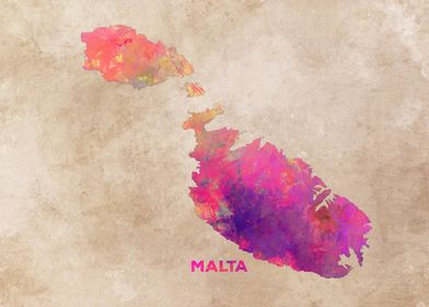 Malta map