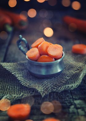 Sliced carrot