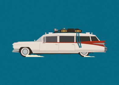 Design inspired by Ghostbuster's Ecto 1