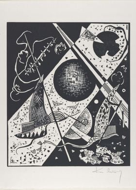 Vasily Kandinsky - Kleine Welten VI (Small Worlds VI),  ... 