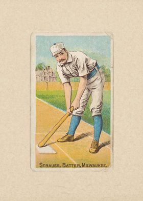 Strauss, Batter, Milwaukee, from the Gold Coin series ( ... 