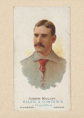 Joseph Mulvey, Baseball Player, from World's Champions, ... 