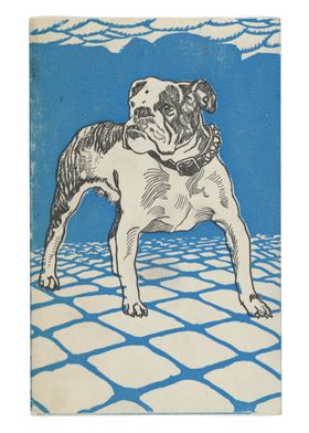 Moriz Jung - Bulldog, 1912, color litograph; Collection ... 