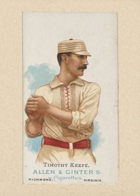 Timothy Keefe, Baseball Player, from World's Champions, ... 