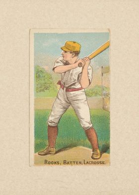 Rooks, Batter, Lacrosse, from the Gold Coin series (N28 ... 