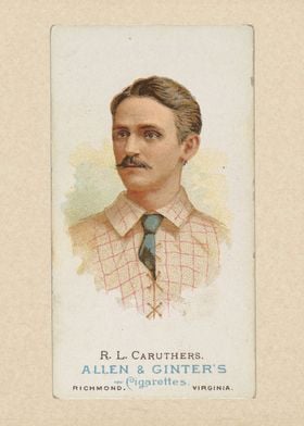 Robert Lee "Bob" Caruthers, Baseball Player, from World ... 