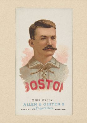 Mike "King" Kelly, Baseball Player, from World's Champi ... 