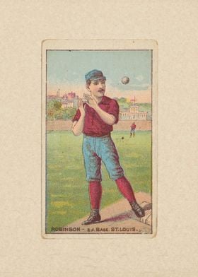 Robinson, 2nd Base, St. Louis, from the Gold Coin serie ... 