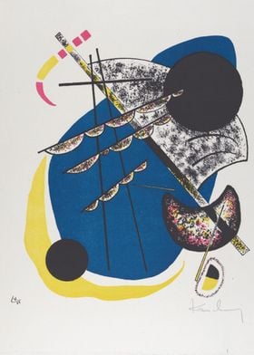 Vasily Kandinsky - Kleine Welten II (Small Worlds II),  ... 