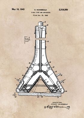 patent art Schiebold X-Ray tube and apparatus 1943