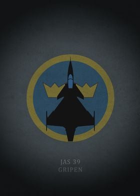 'JAS 39 Gripen' Poster by Iwoko | Displate