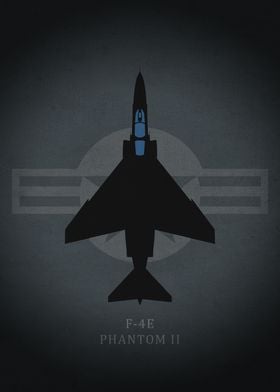 'F-4E Phantom II' Poster by Iwoko | Displate