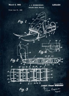 No170 - 1960 - Endless track vehicle - Inventor J. A. B ... 