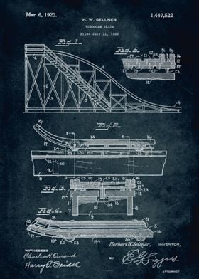 No169 - 1922 - Toboggan Slide - Inventor H. W. Sellner