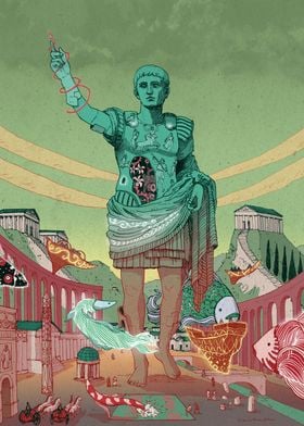 The emperor Augustus
