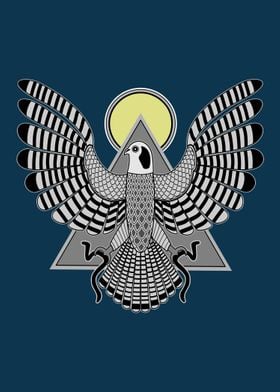 The Falcon, Horus, is the God of the Sky and soars abov ... 