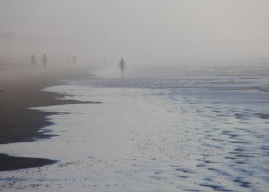 Misty Morning at the Beach