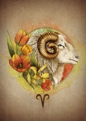 Aries (♈) (meaning "ram") is the first astrological sig ... 