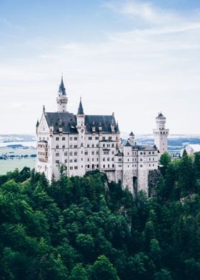 Neuschwanstein castle in Germany.