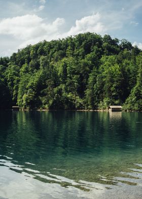 Alpsee lake in Germany