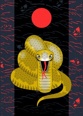 Hebi means snake in Japanese.