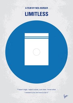 No828 My Limitless minimal movie poster With the help ... 