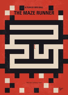 No837 My The Maze Runner minimal movie poster Thomas i ... 