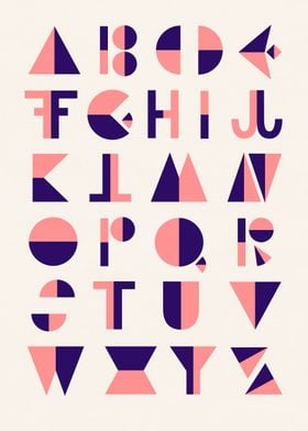 Flip alphabet pink 