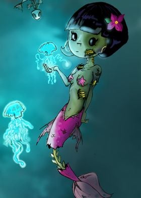 Zombie mermaid