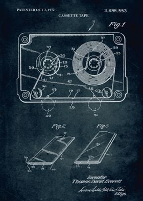 No268-1972- Cassette tape - Inventor T. D. Everett