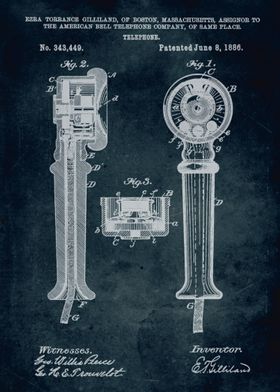 No282-1886-Telephone-E. Torrance Gilliland