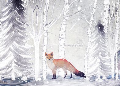 WINTER FOX by Monika Strigel