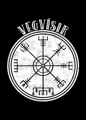 Vegvisir Icelandic Runic Compass 